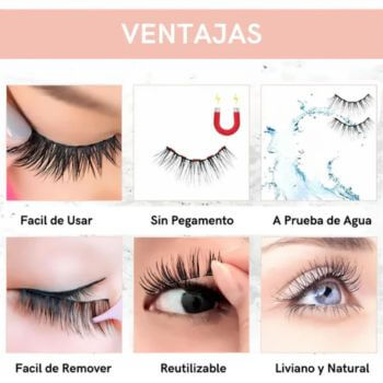 KIT DE PESTAÑAS MAGNÉTICAS ✨