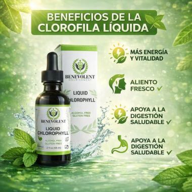 CLOROFILA BENEVOLENT - Limpia tu Cuerpo, Renueva tu Energía