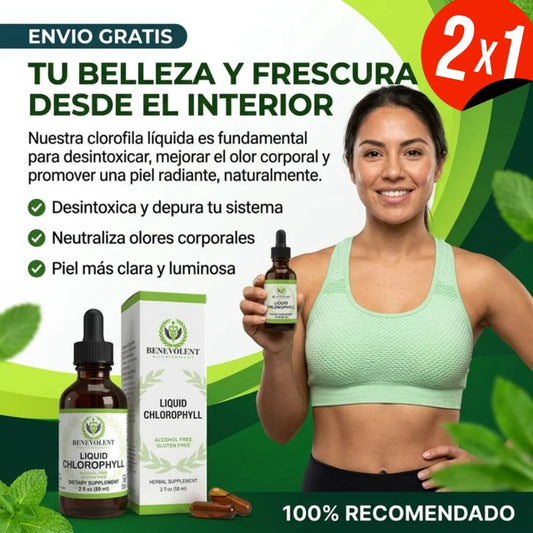 CLOROFILA BENEVOLENT - Limpia tu Cuerpo, Renueva tu Energía