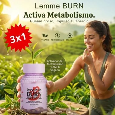 Lemme Burn – Cápsulas para Activar el Metabolismo y Controlar el Peso (60 Cápsulas)