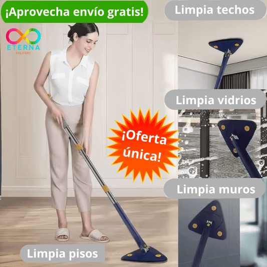 Mopa Triangular giratorio 360