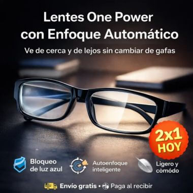 One Power, lentes que se adaptan a ti